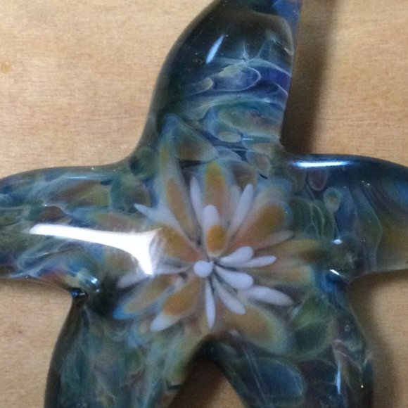 Glass Necklace Pendant,lot of 7 - Picture 2 of 7